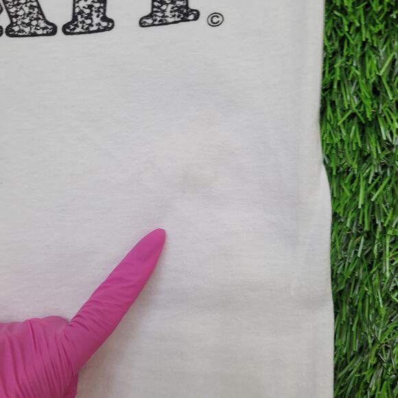 Vintage 80s Last-Exit Surfer Shirt XL 21x27 Summer-Fun Crop USA - Picture 6 of 15